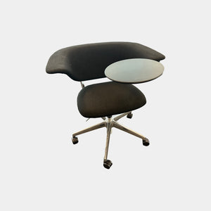 'Allermuir' Sholes chair with tablet desk